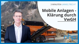 Mobile Anlagen - Klärung durch VwGH