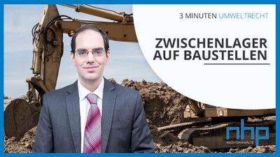 Zwischenlager auf Baustellen