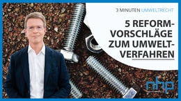 5 Reformvorschläge zum Umweltverfahren 5 Reformvorschläge zum Umweltverfahren