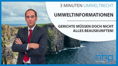 Umweltinformationen - Gerichte doch nicht auskunftspflichtig?