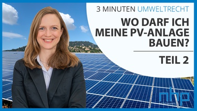 Wo darf ich meine PV-Anlage bauen? Teil II