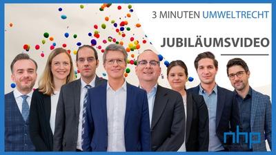 3 MINUTEN UMWELTRECHT: "Jubiläumsvideo" 3 MINUTEN UMWELTRECHT: "Jubiläumsvideo"