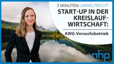 Start-Up in der Kreislaufwirtschaft: AWG-Versuchsbetrieb