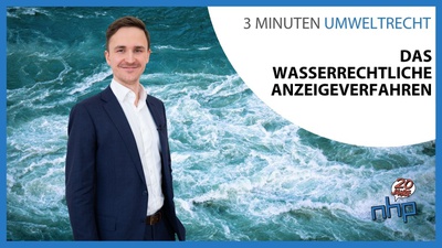 Das wasserrechtliche Anzeigeverfahren