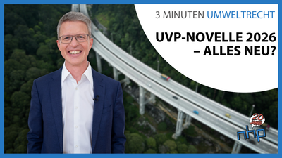 UVP-Novelle 2026  – Alles neu?