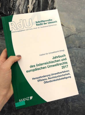 Mag. Martin Niederhuber und Dr. Peter Sander schreiben im Jahrbuch des österreichischen und europäischen Umweltrechts 2017