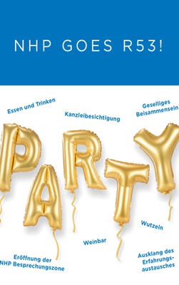 NHP goes R53 - feiern Sie mit uns!