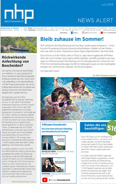 NHP News Alert Juni 2019 erschienen