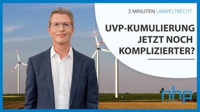 3 MINUTEN UMWELTRECHT: "Wasserkraftwerk und Windenergie? VwGH verlangt gemeinsame Prüfung der Umweltauswirkungen "