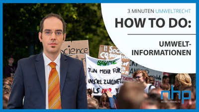 3 MINUTEN UMWELTRECHT: "How to do: Umweltinformationen"