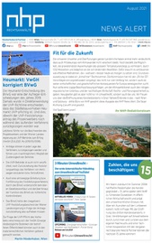 NHP NEWS ALERT AUGUST 2021 ERSCHIENEN - DIESMAL mit BIG NEWS