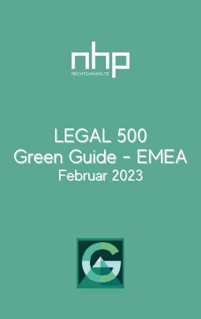 NHP im LEGAL 500 Green Guide - EMEA