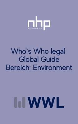 Who's Who Legal kürt Martin Niederhuber zum "Global Leader" im Bereich Environment
